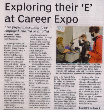 Exploring Their ‘E’ At Career Expo
