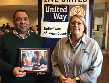 World Class Plastics Receives Silver Award From United Way Of Logan County
